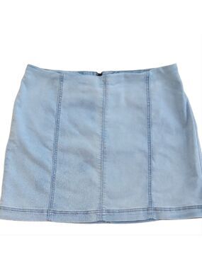 Wild Fable Blue Mini Pencil Skirt Casual Size 14 EUC